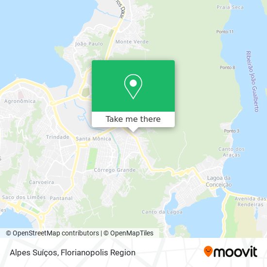 Alpes Suíços map