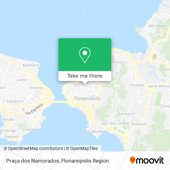 Praça dos Namorados map