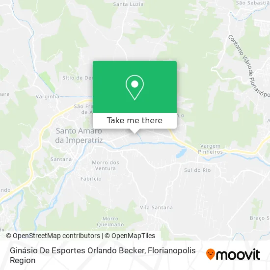 Ginásio De Esportes Orlando Becker map