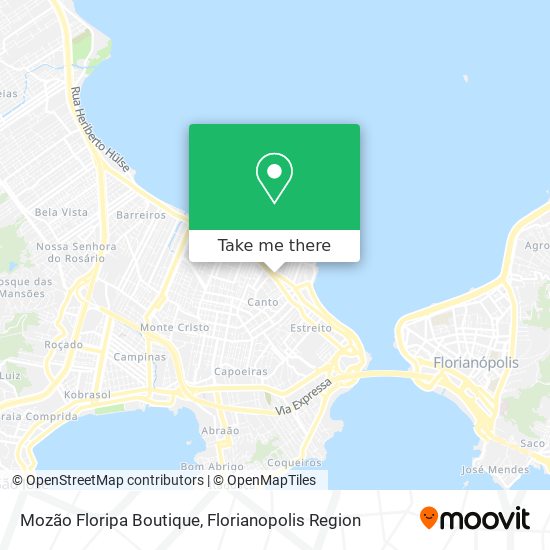 Mozão Floripa Boutique map