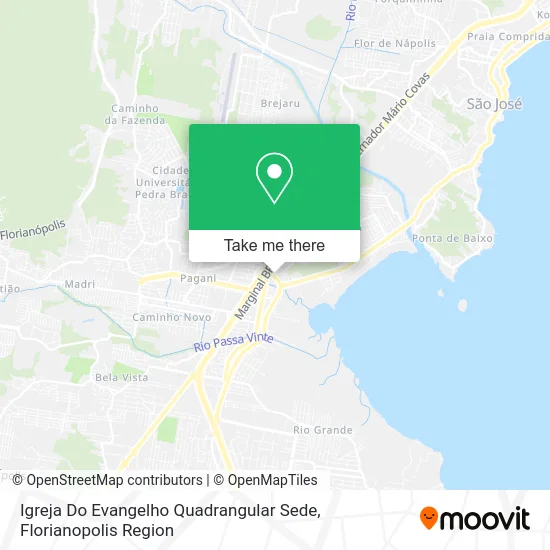 Igreja Do Evangelho Quadrangular Sede map