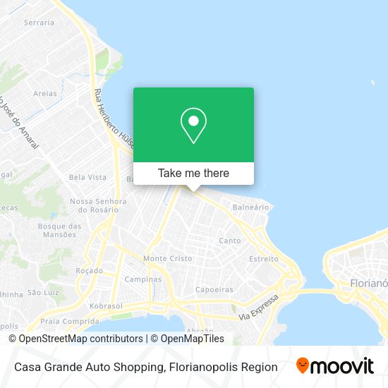 Casa Grande Auto Shopping map