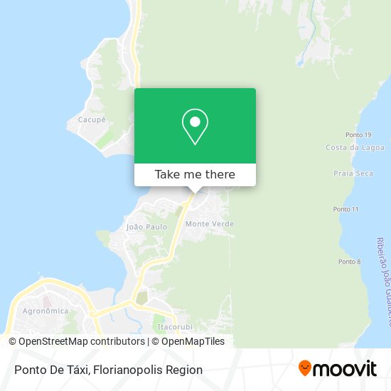 Ponto De Táxi map