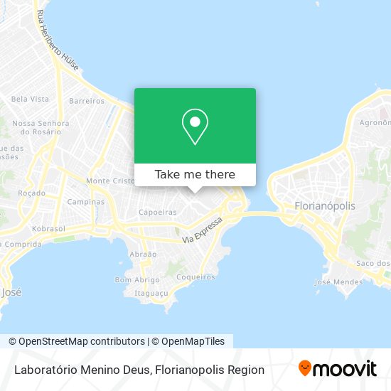 Laboratório Menino Deus map