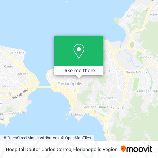 Hospital Doutor Carlos Corrêa map