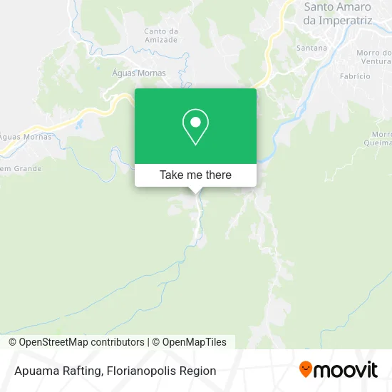 Apuama Rafting map