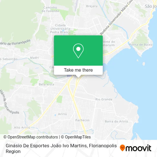 Ginásio De Esportes João Ivo Martins map
