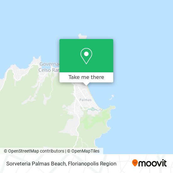 Sorveteria Palmas Beach map