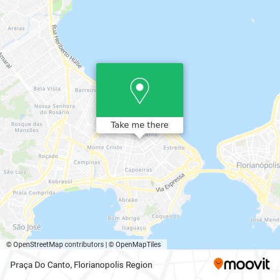Praça Do Canto map