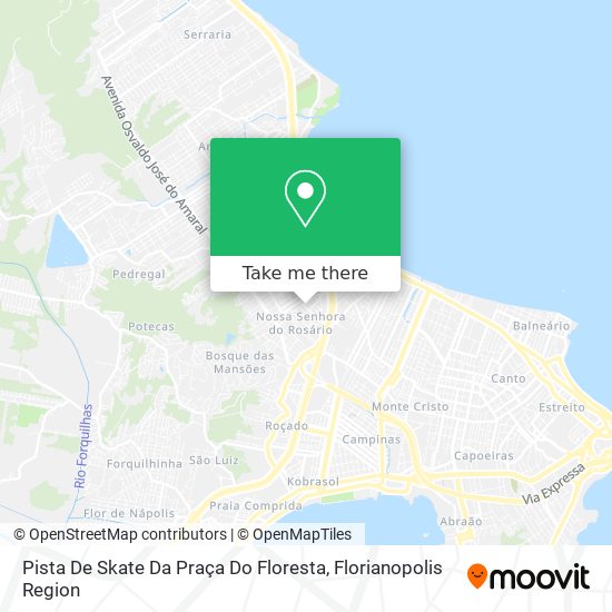 Pista De Skate Da Praça Do Floresta map