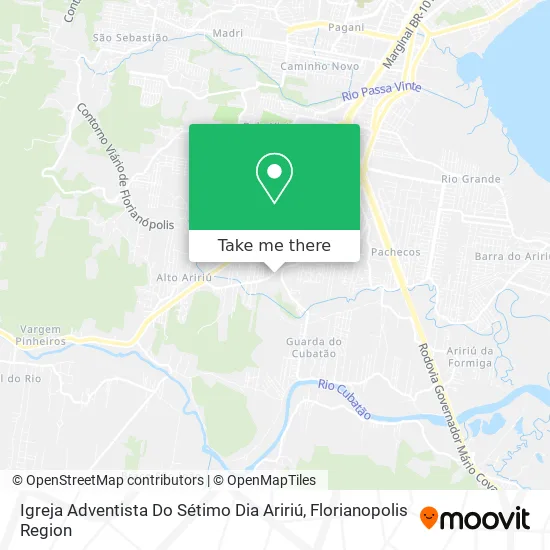 Igreja Adventista Do Sétimo Dia Aririú map