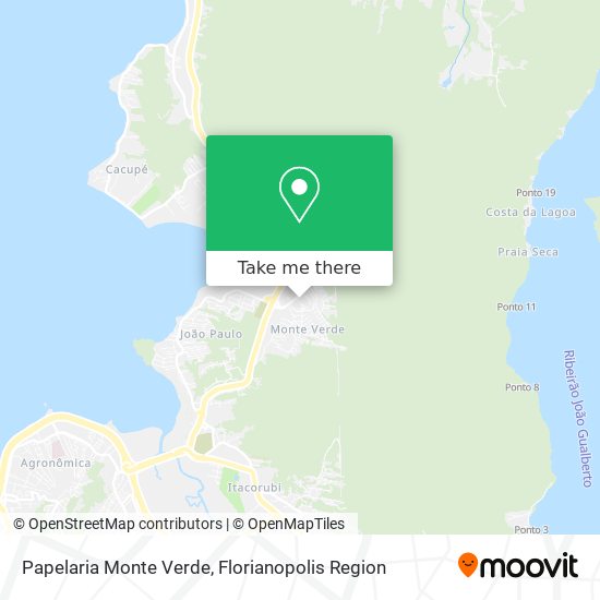 Mapa Papelaria Monte Verde