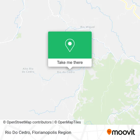Rio Do Cedro map