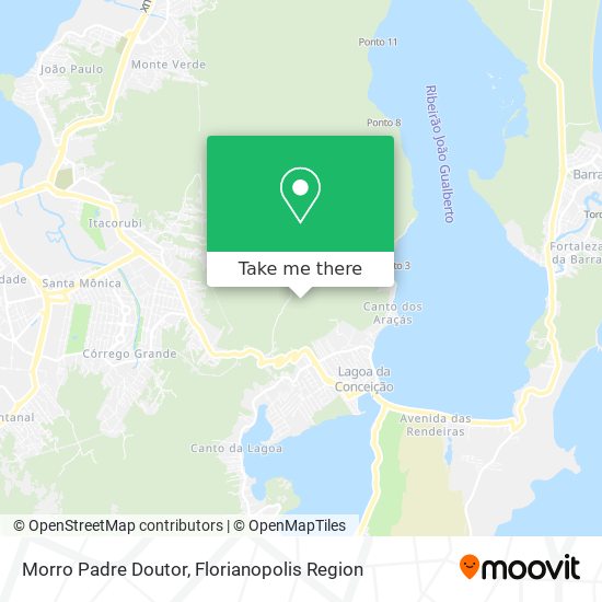 Morro Padre Doutor map