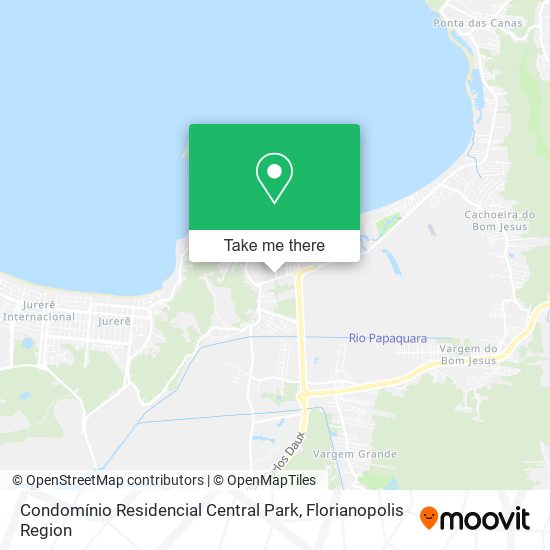 Condomínio Residencial Central Park map