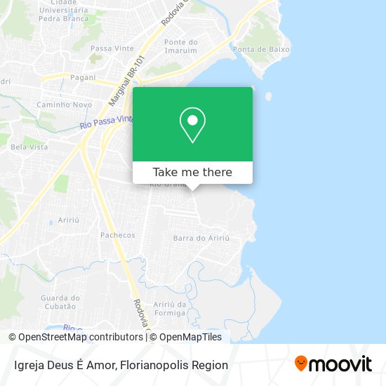 Igreja Deus É Amor map