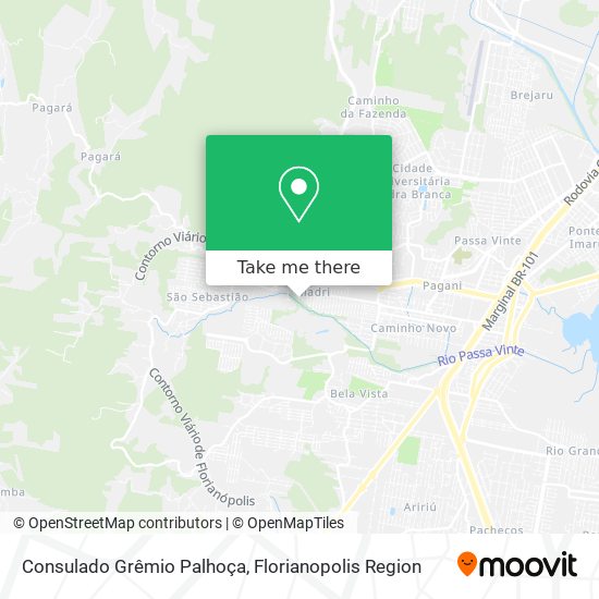 Consulado Grêmio Palhoça map