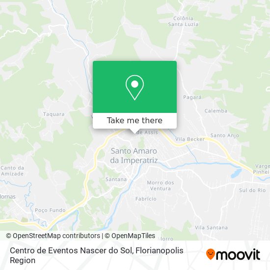 Centro de Eventos Nascer do Sol map