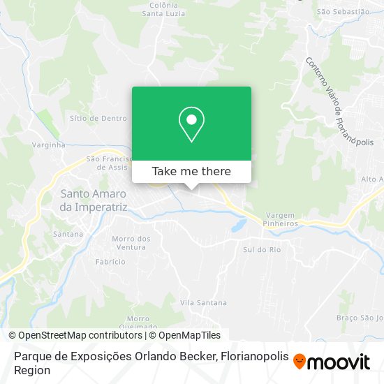 Parque de Exposições Orlando Becker map