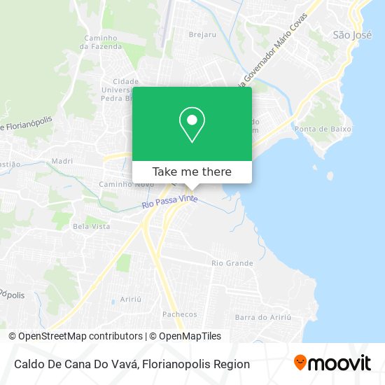 Caldo De Cana Do Vavá map