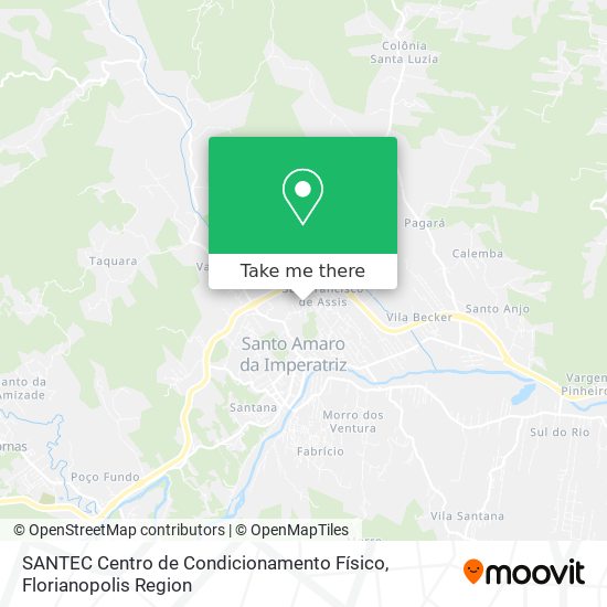 SANTEC Centro de Condicionamento Físico map