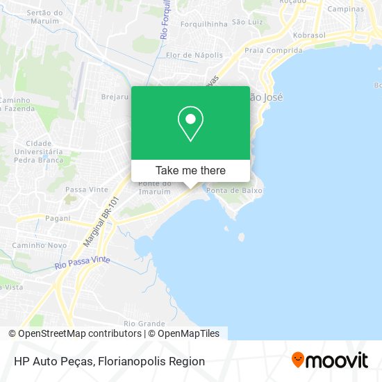 HP Auto Peças map