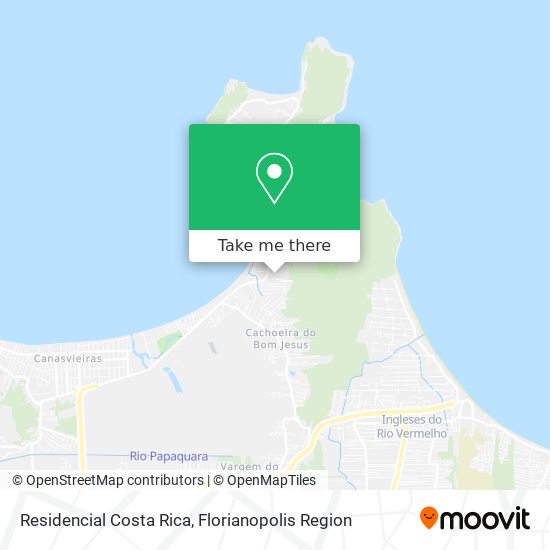 Residencial Costa Rica map