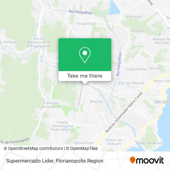 Supermercado Lider map