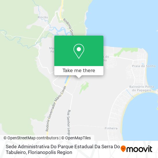 Sede Administrativa Do Parque Estadual Da Serra Do Tabuleiro map