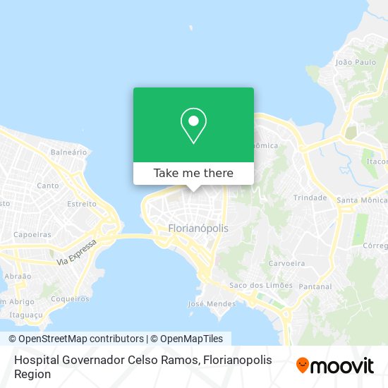 Hospital Governador Celso Ramos map