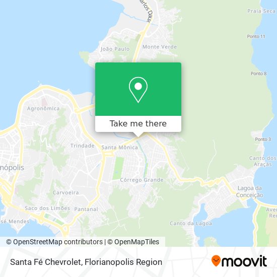 Santa Fé Chevrolet map