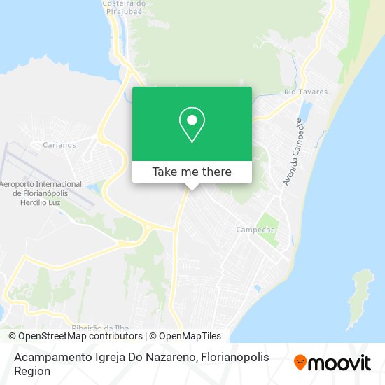 Acampamento Igreja Do Nazareno map