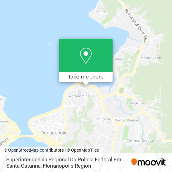 Mapa Superintendência Regional Da Polícia Federal Em Santa Catarina