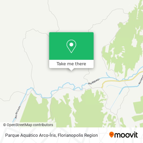 Parque Aquático Arco-Íris map