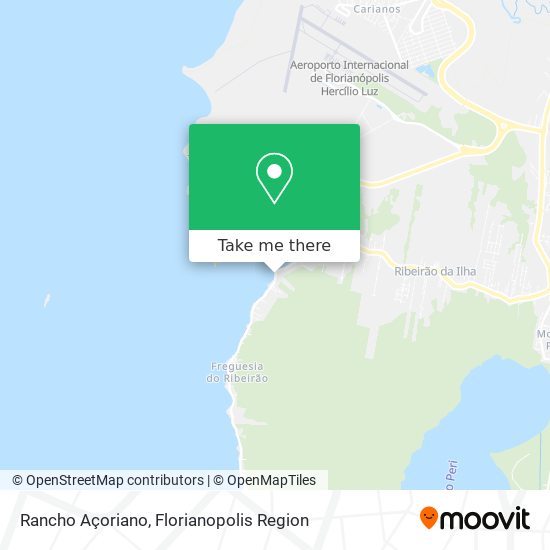 Rancho Açoriano map