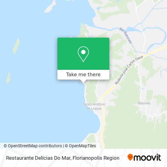 Restaurante Delícias Do Mar map