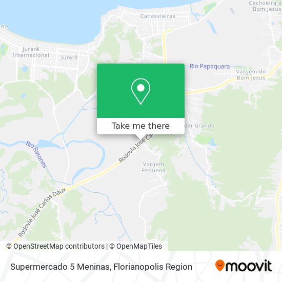 Supermercado 5 Meninas map