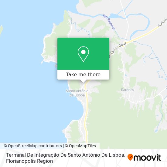 Terminal De Integração De Santo Antônio De Lisboa map