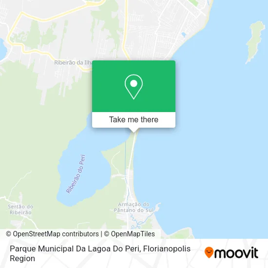 Parque Municipal Da Lagoa Do Peri map