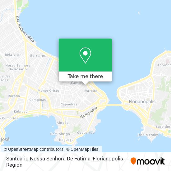 Mapa Santuário Nossa Senhora De Fátima