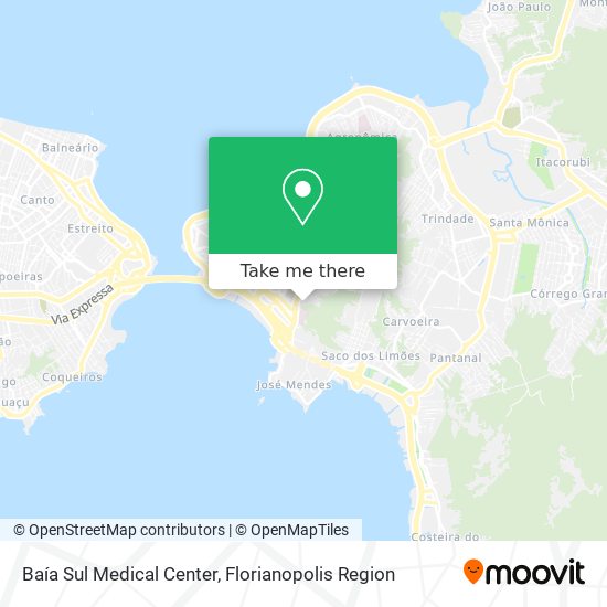 Mapa Baía Sul Medical Center