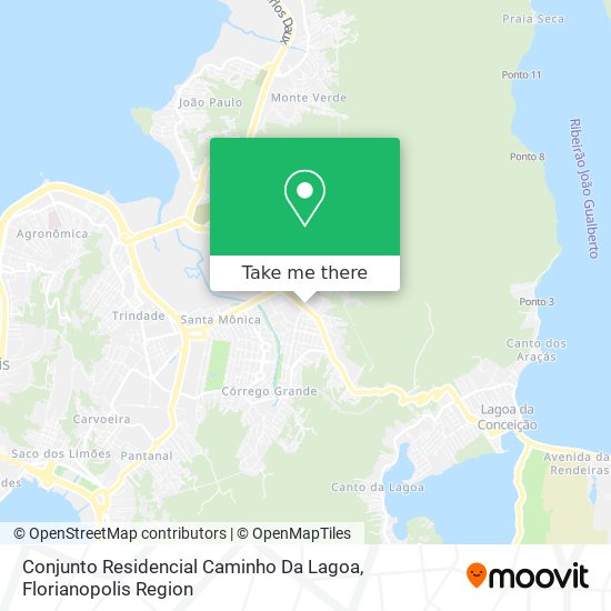 Conjunto Residencial Caminho Da Lagoa map