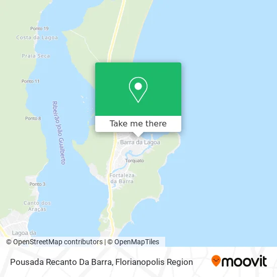 Pousada Recanto Da Barra map