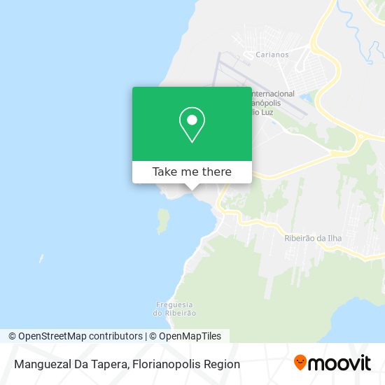 Manguezal Da Tapera map