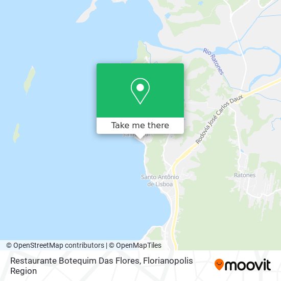 Restaurante Botequim Das Flores map