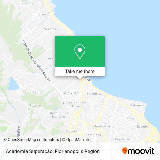 Academia Superação map