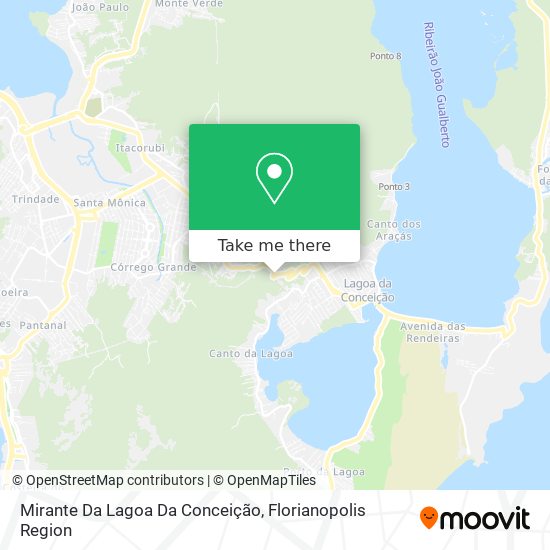 Mirante Da Lagoa Da Conceição map