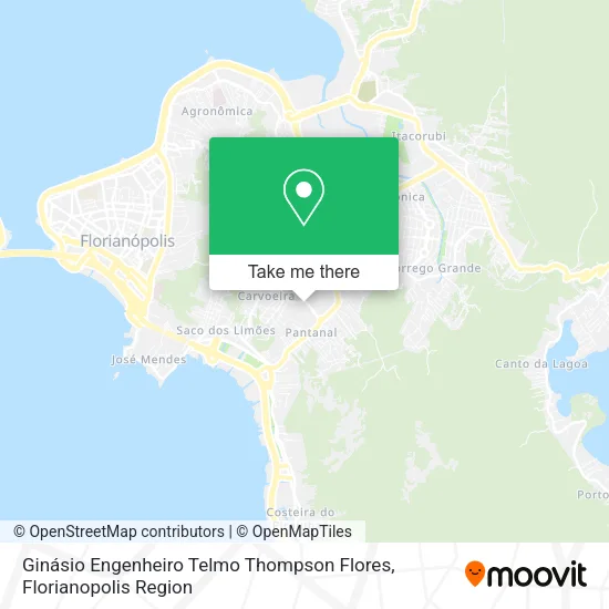 Ginásio Engenheiro Telmo Thompson Flores map