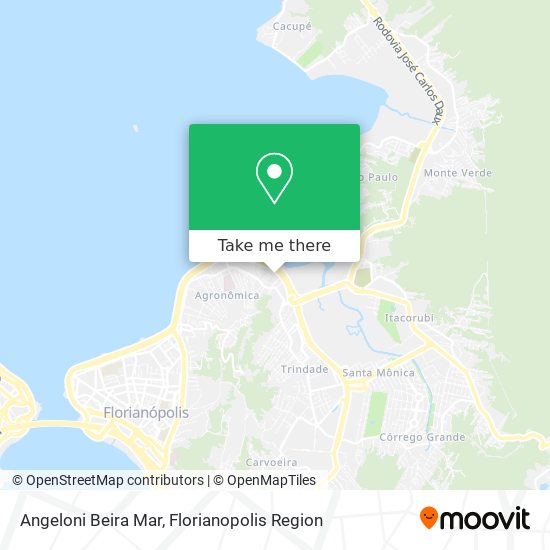 Angeloni Beira Mar map