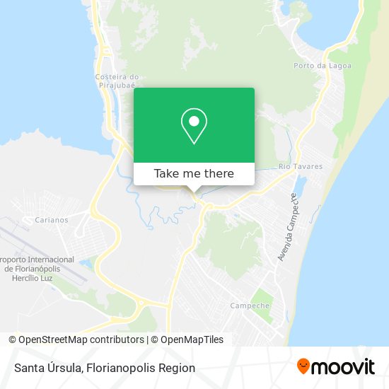 Santa Úrsula map
